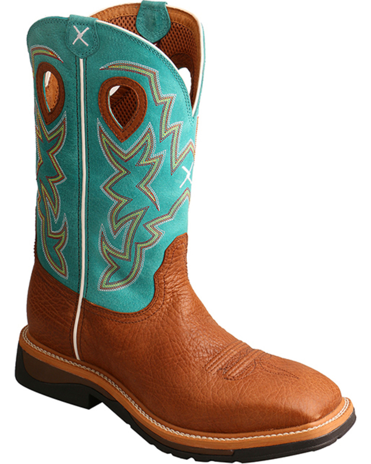 Twisted X Men's Cognac Lightweight Work