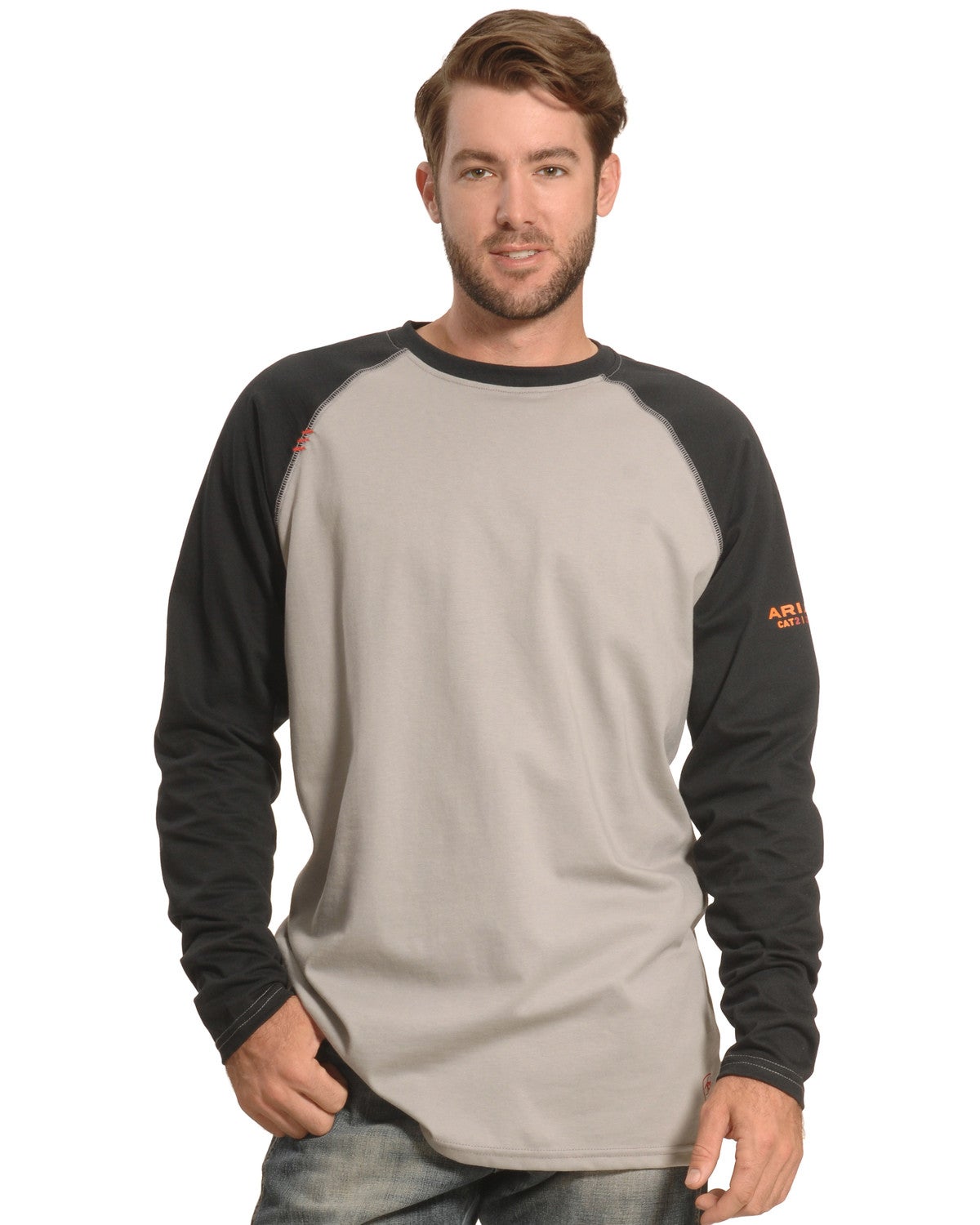 Ariat Men's FR Long Sleeve Baseball 