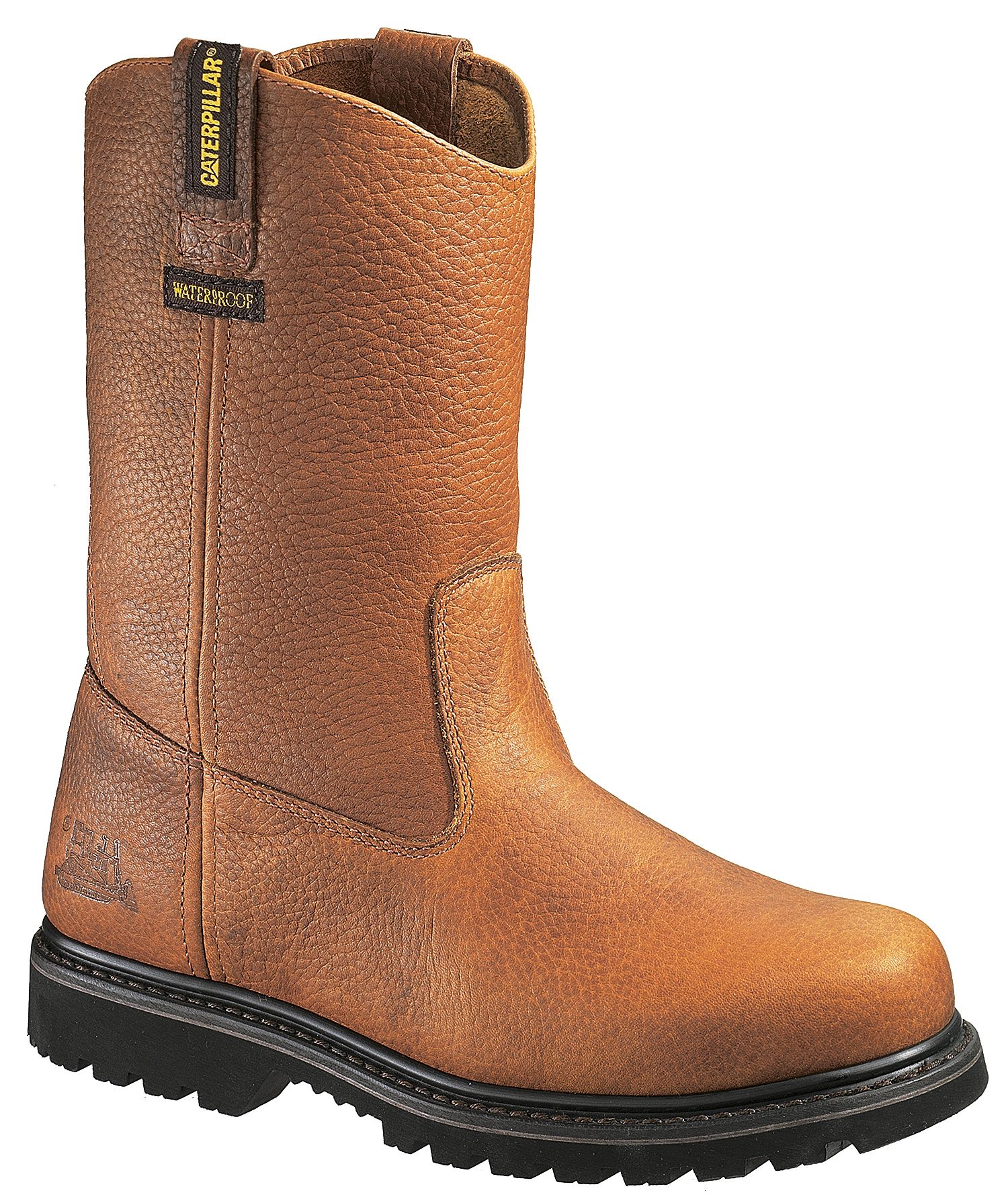 caterpillar slip on boots