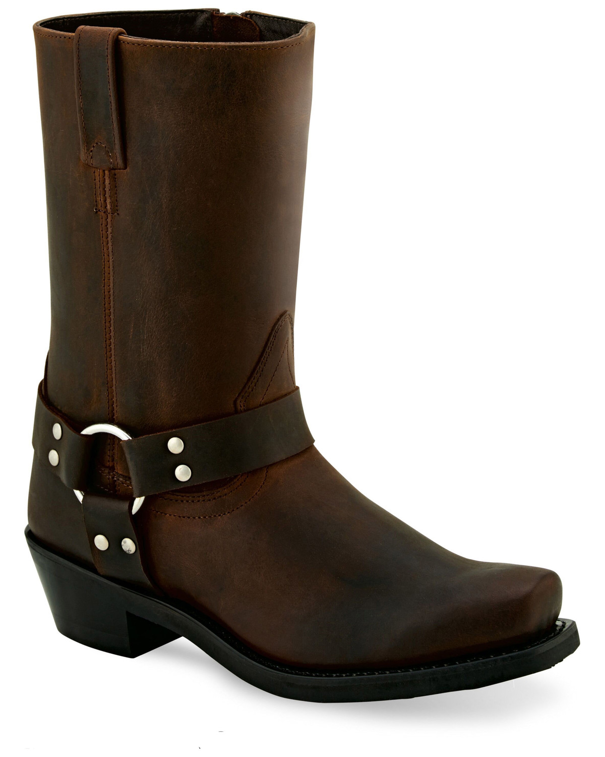 Old West Women S Harness Moto Boots Square Toe Sheplers