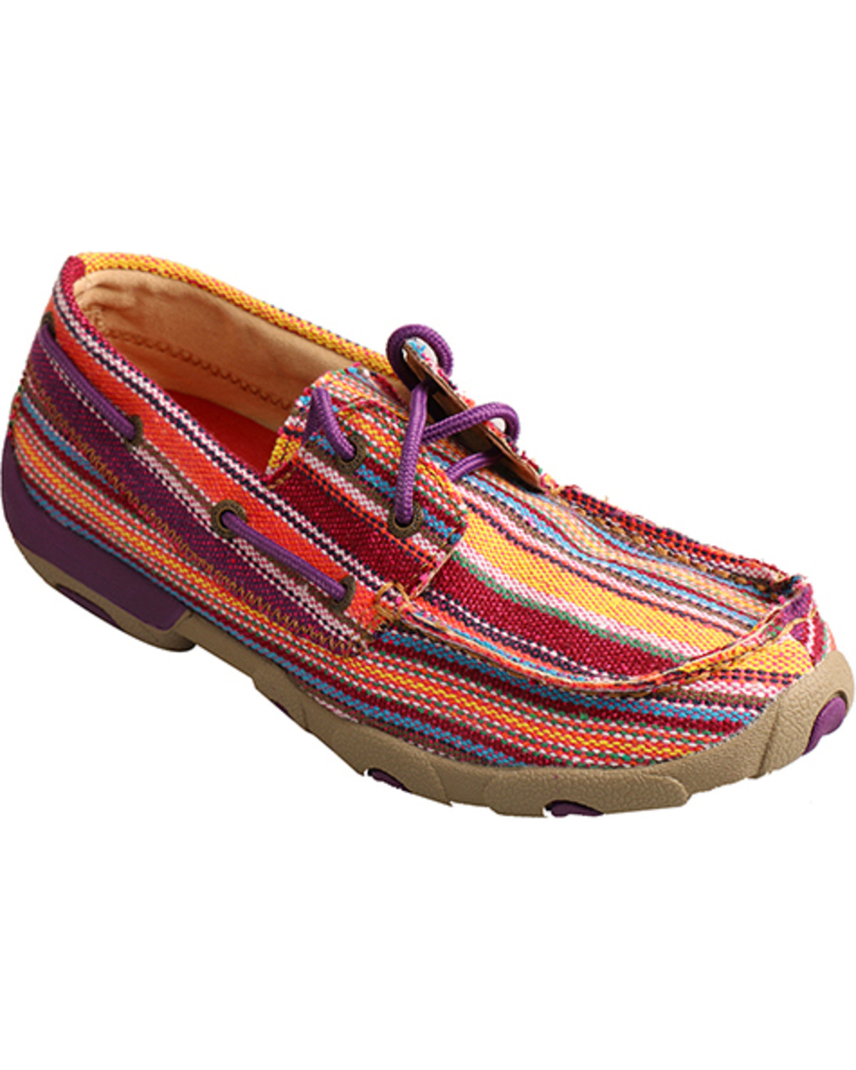 Twisted X Women's Purple Multi-Striped