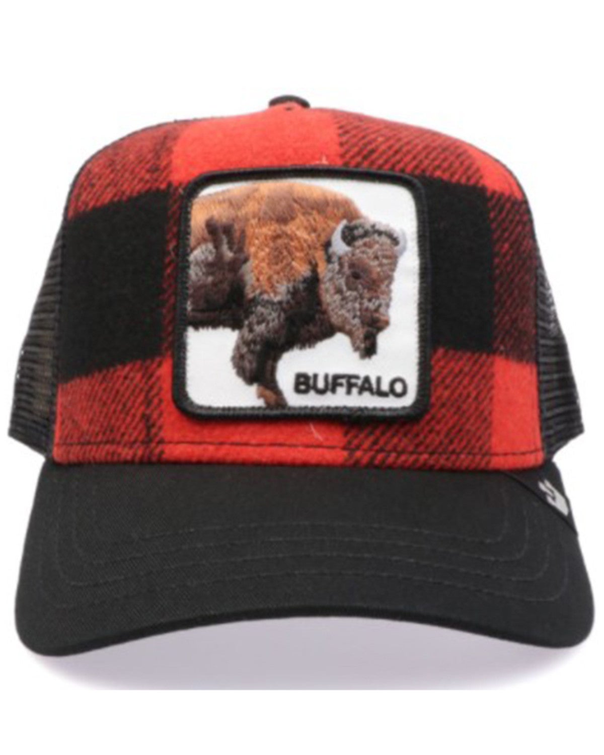 Goorin Bros Men's Red Buffalo Plaid 