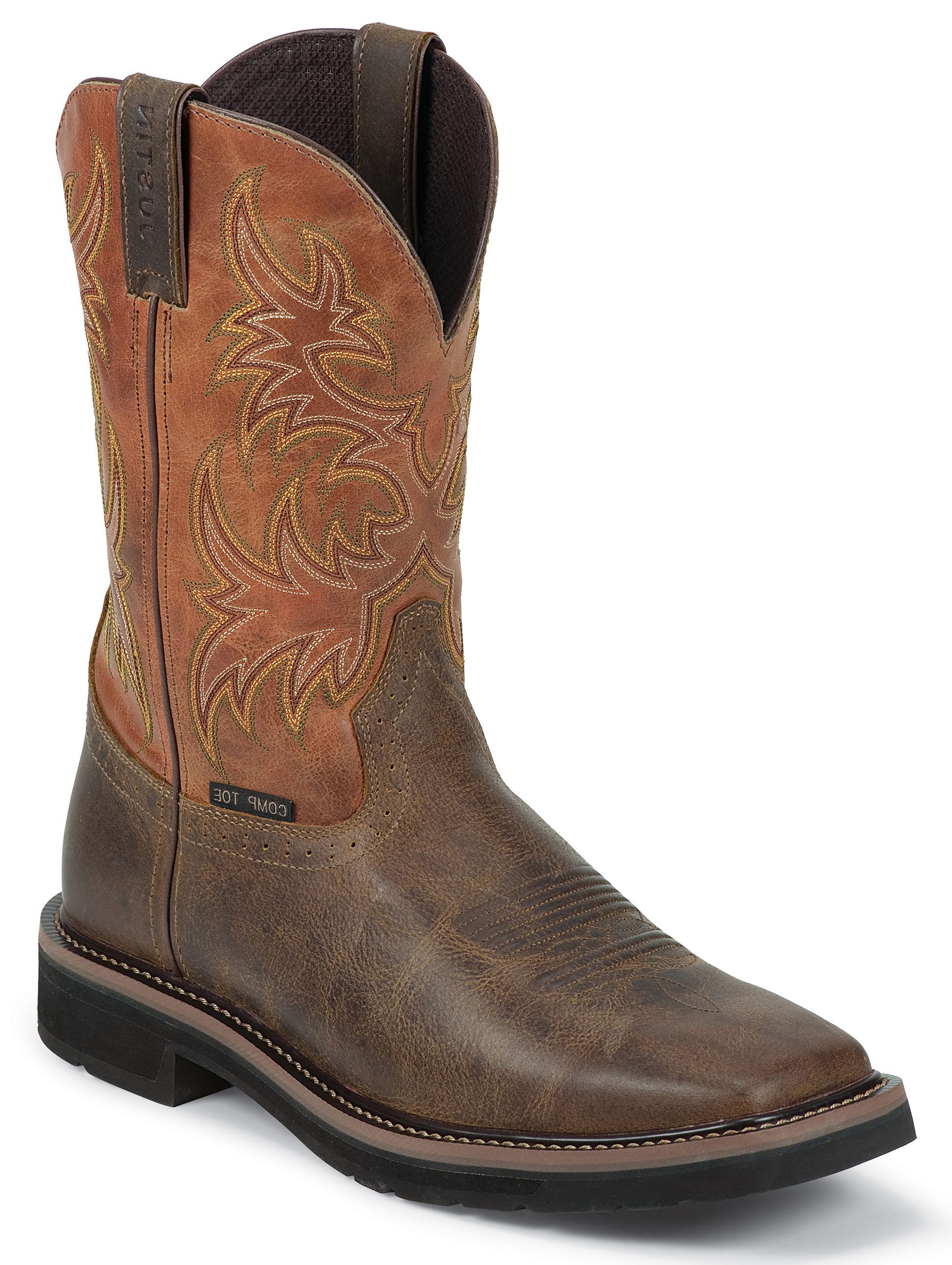 justin stampede composite toe
