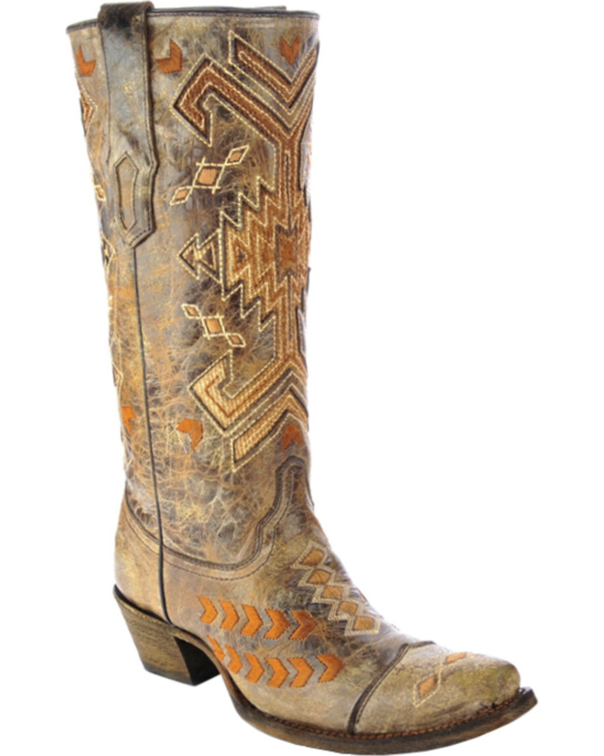 multi colored cowboy boots