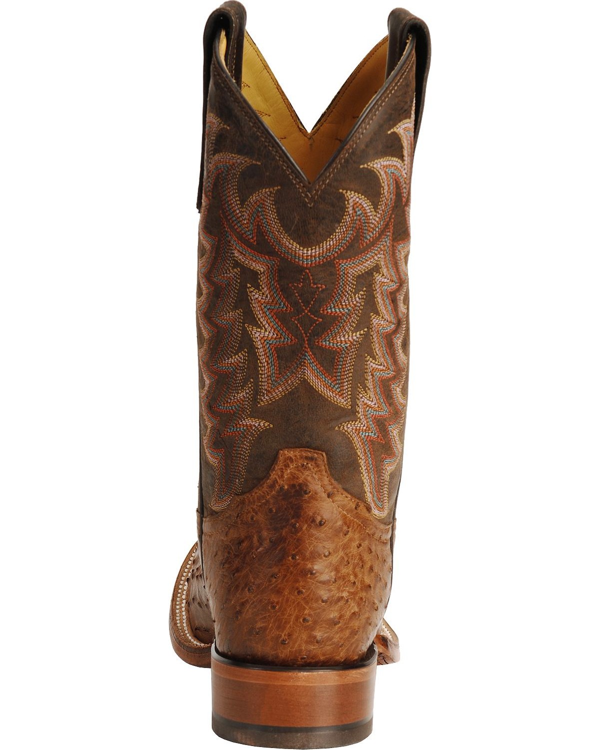 Tony Lama Full Quill Ostrich Vintage Cowboy Boots - Square Toe | Sheplers