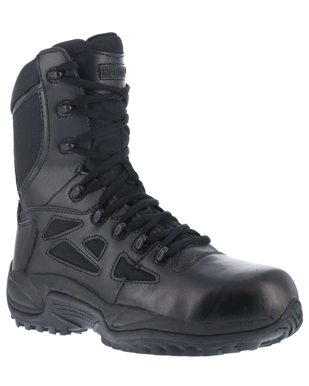 side zip composite toe work boots