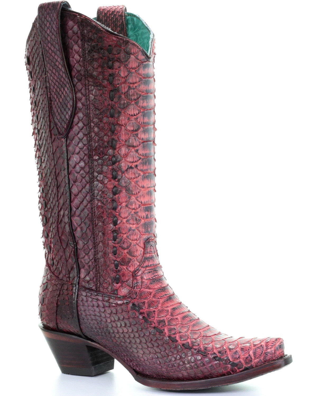 python cowgirl boots