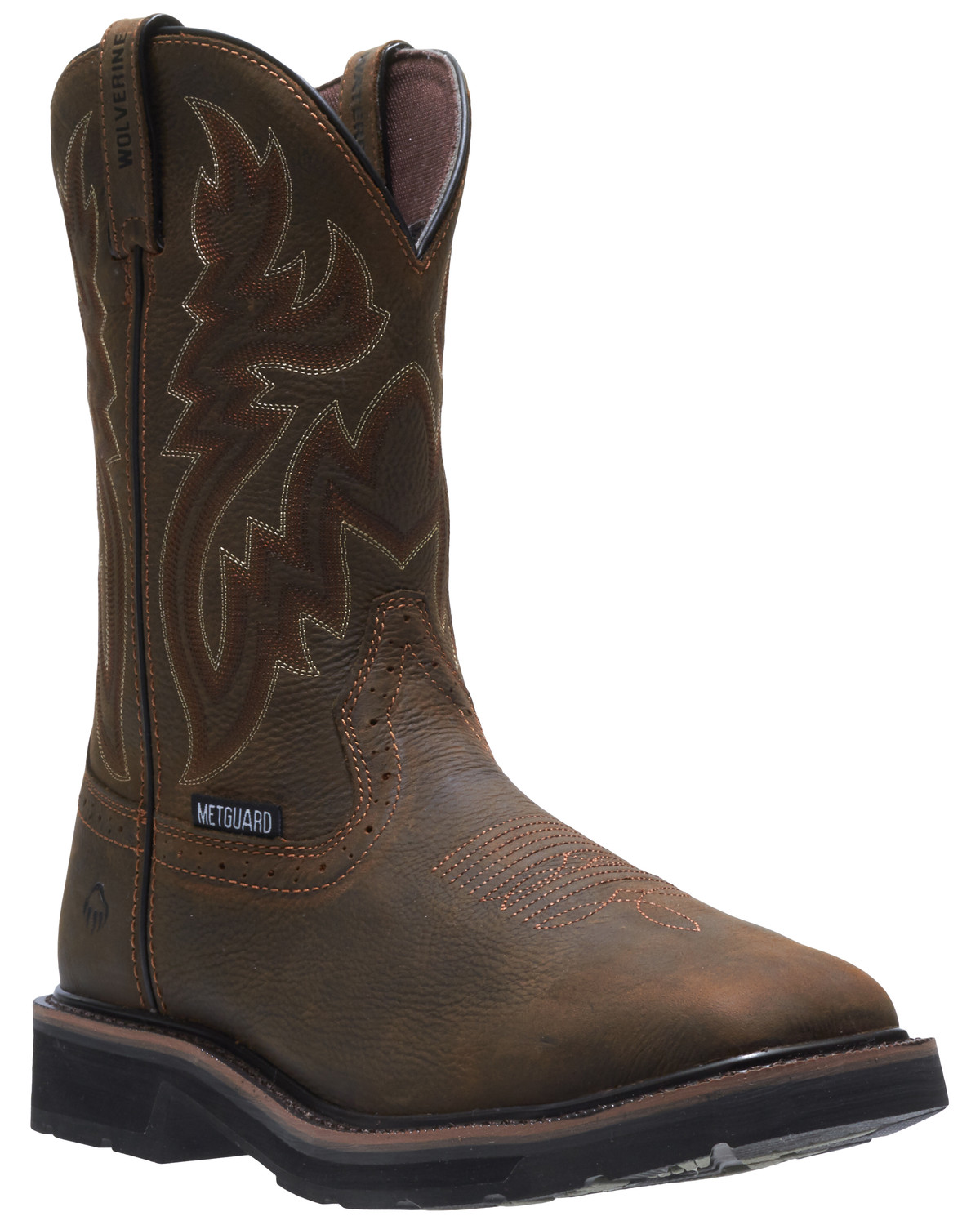 wolverine steel toe cowboy boots