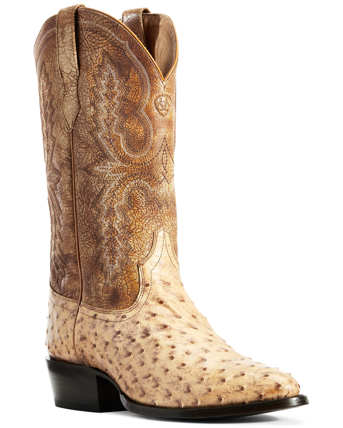 ostrich western boots