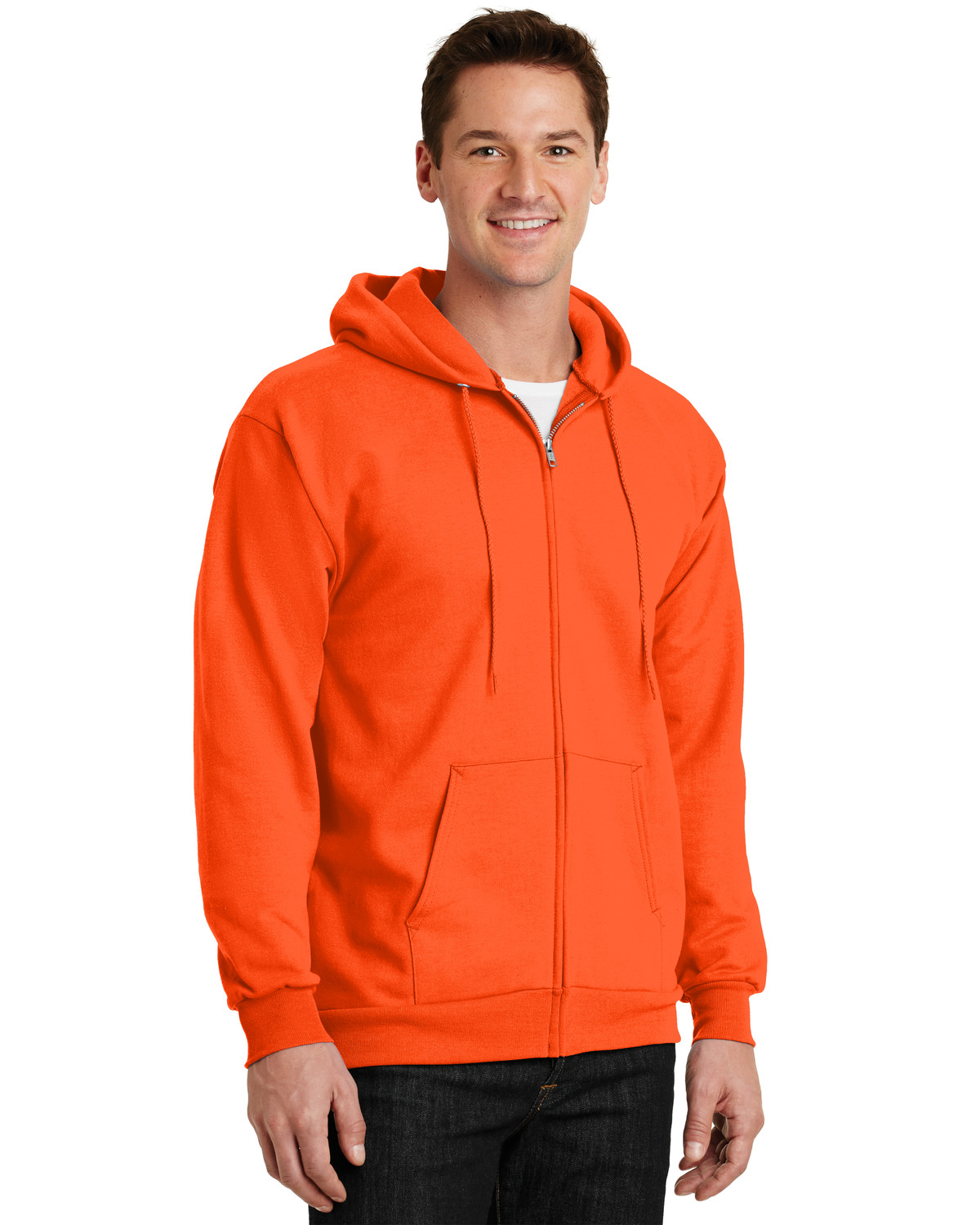 Port & Company Men's Safety Orange 3X Essential Fleece ...