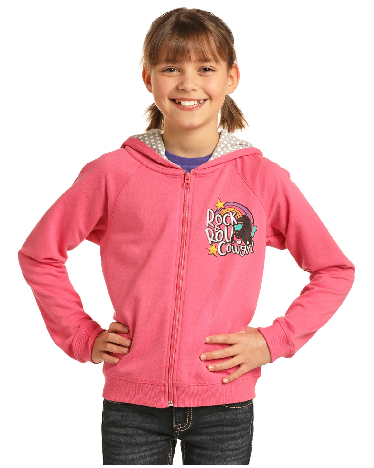 pink rainbow hoodie
