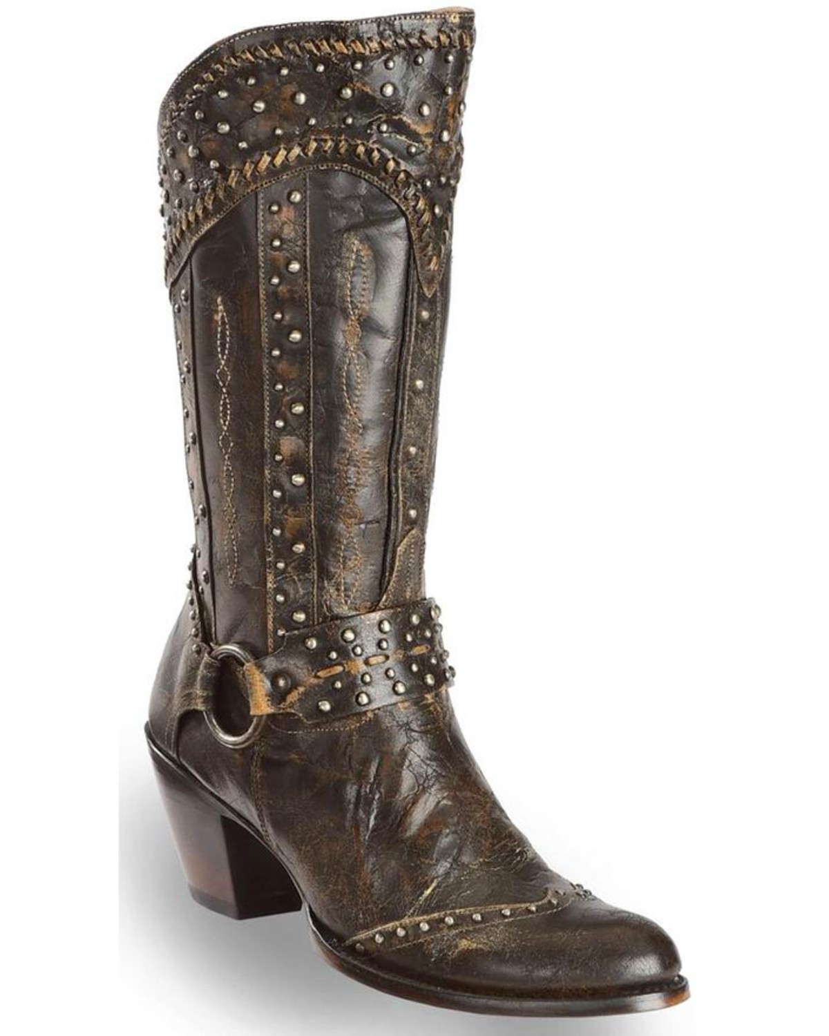 back of cowboy boots