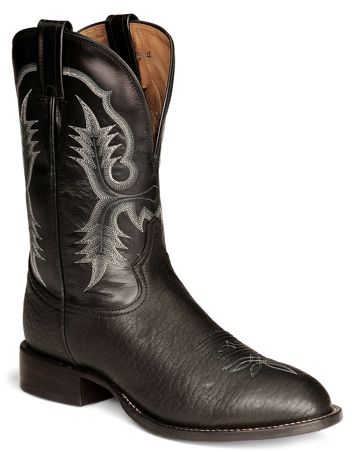 black bullhide cowboy boots