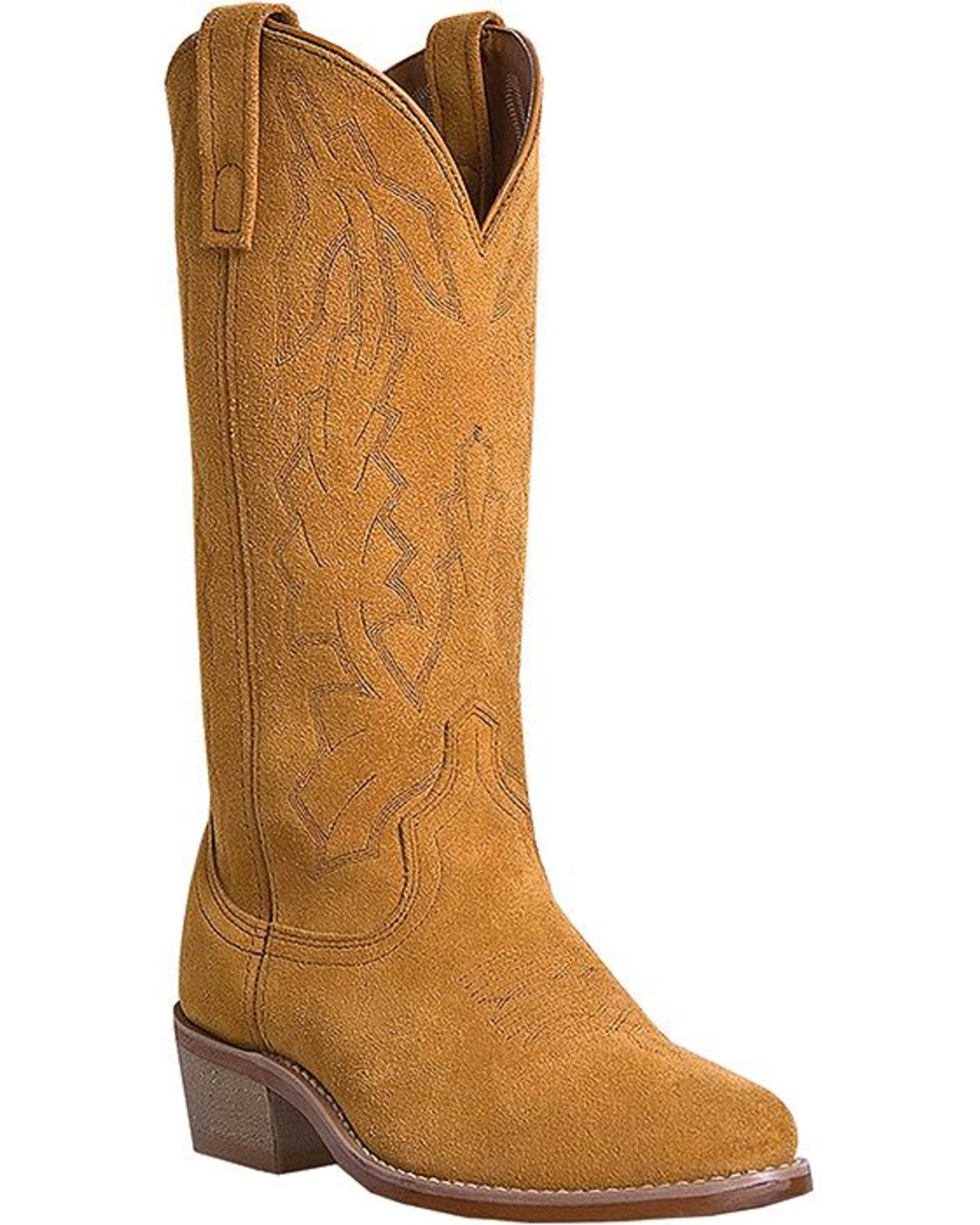 Laredo Men's Drew Suede Leather Cowboy 