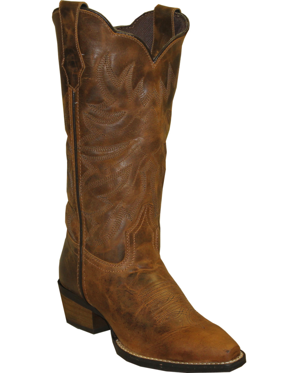 Scalloped Western Boots - Snip Toe 