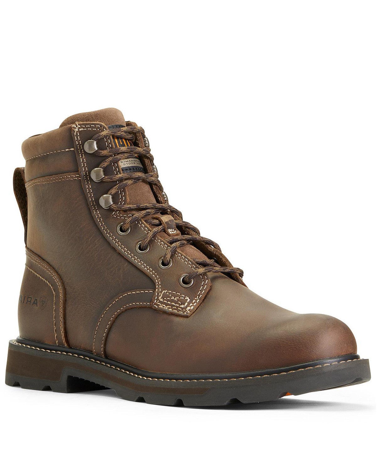 mens round toe work boots
