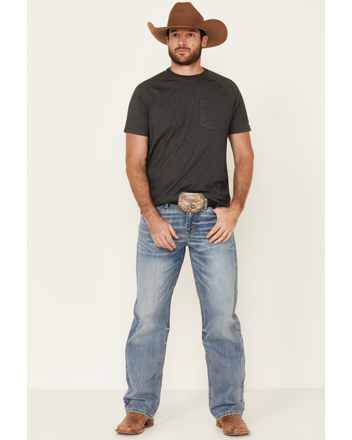 Cinch Men's Grant Light Stone 