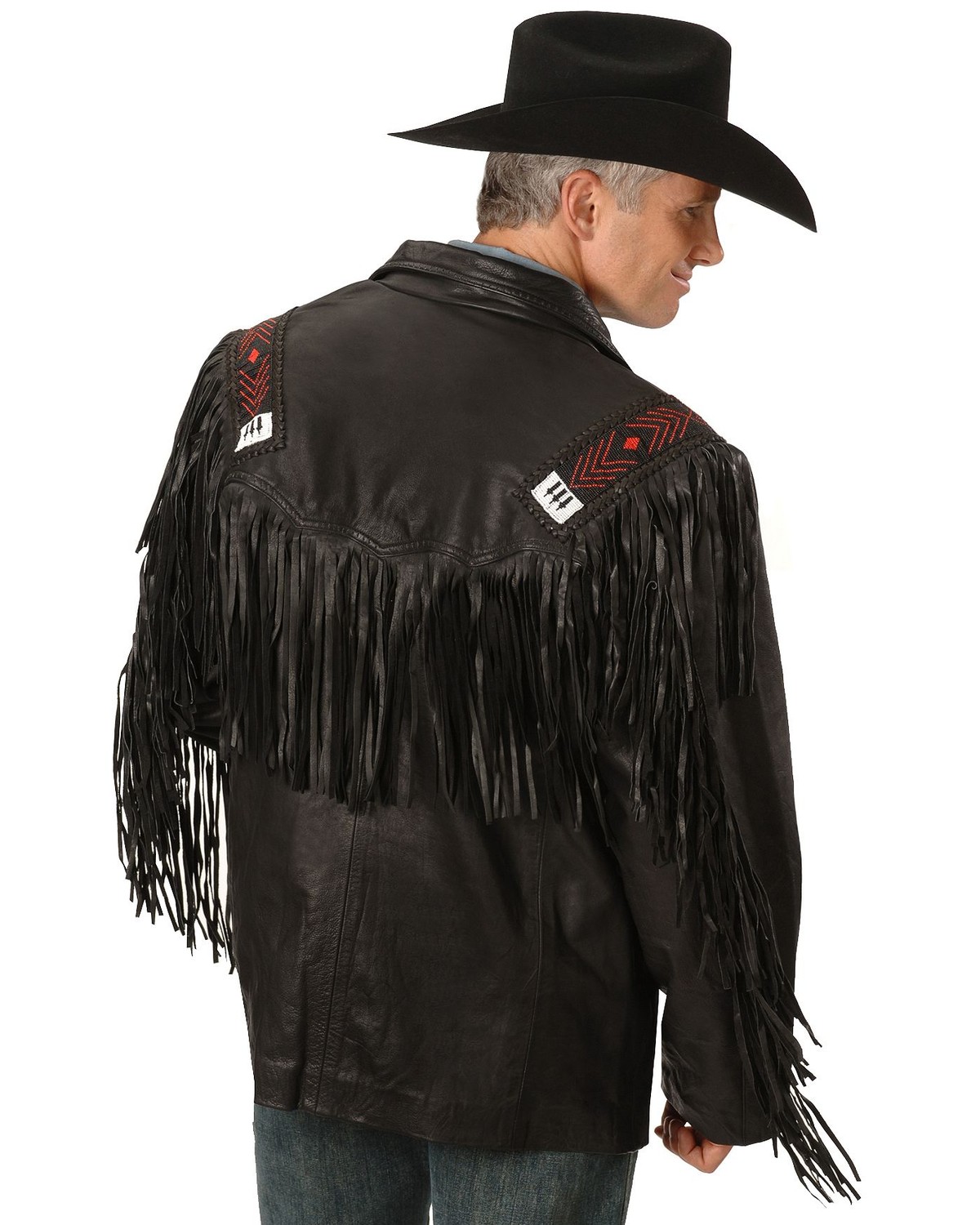 Kobler Mohawk Fringed Leather Jacket | Sheplers