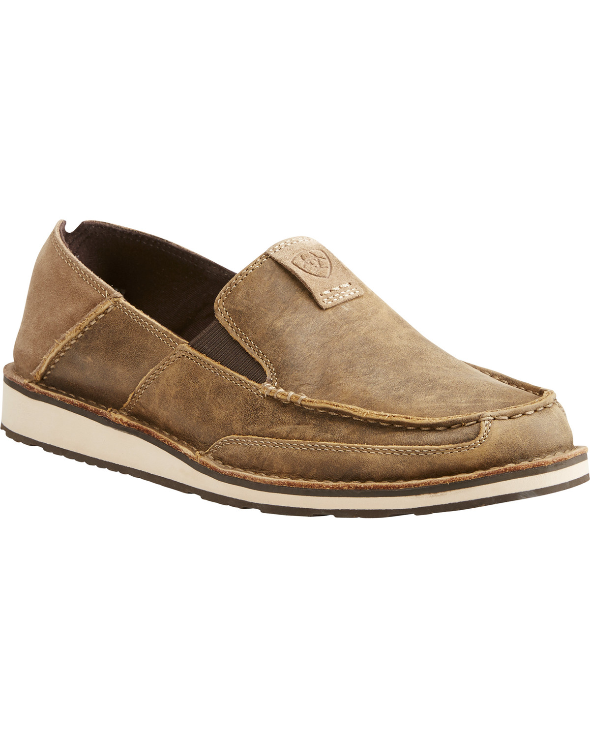 Brown Cruiser Bomber Slip-On Shoes 