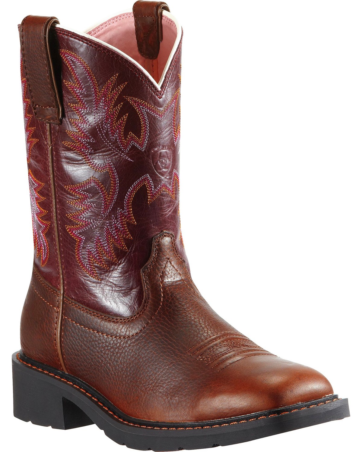 womens steel toe pull on boots