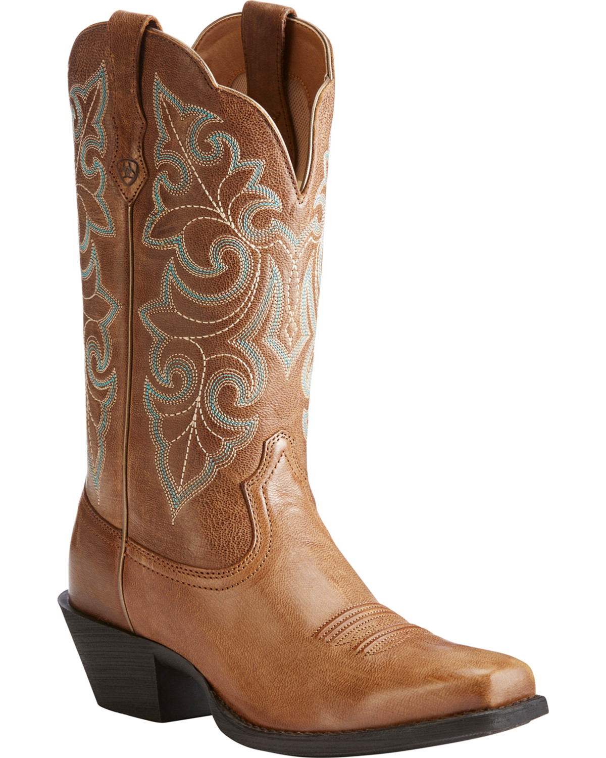 Ariat Women's Tan Leather Western Boots 