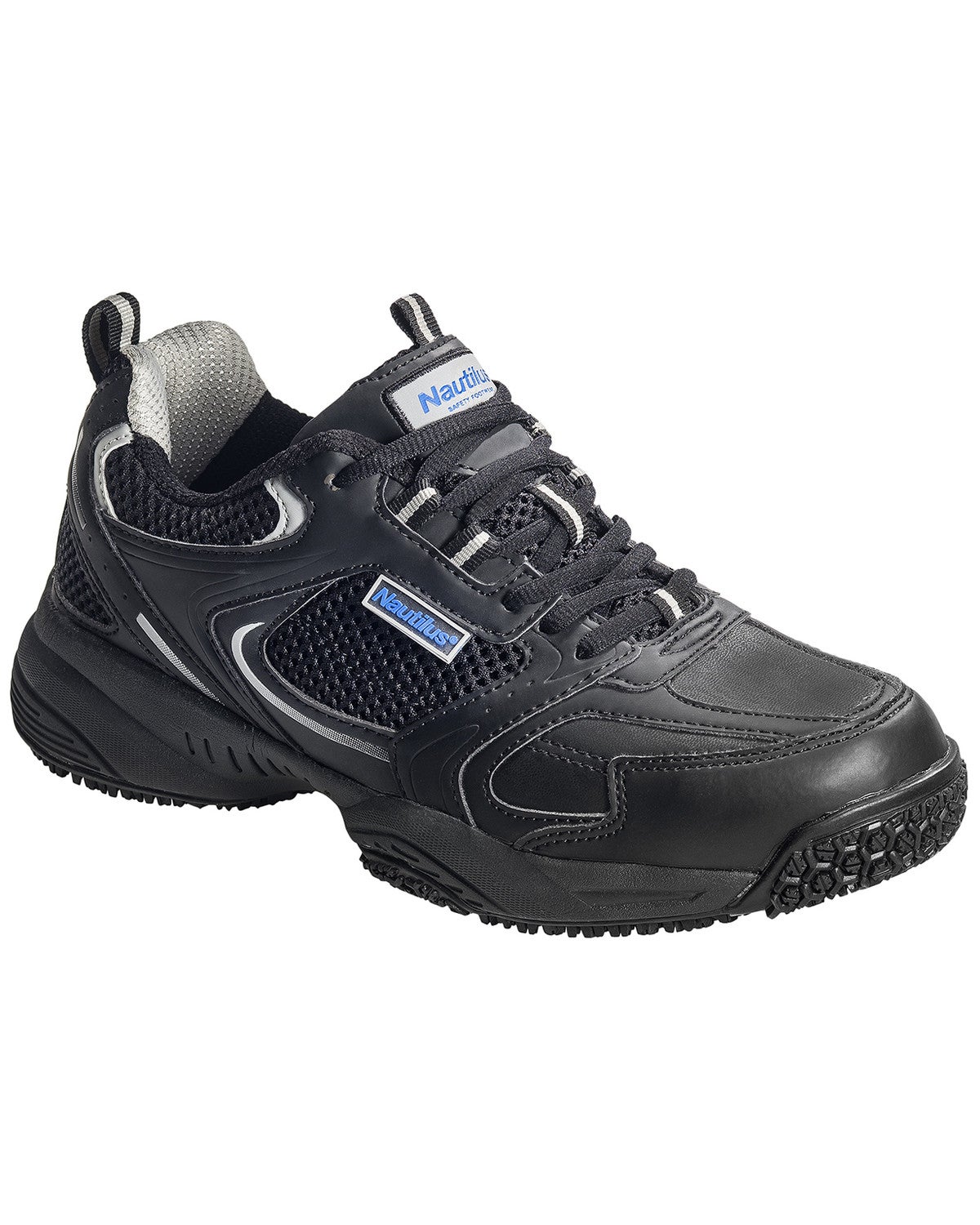 Nautilus Men's Black Athletic Work Shoes Steel Toe Sheplers