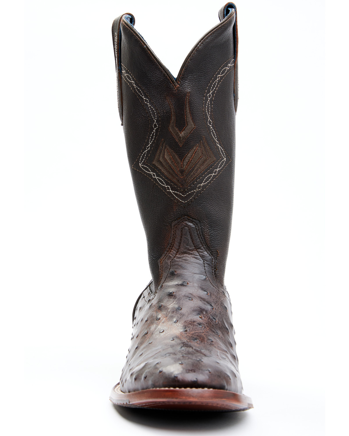 Cody James Men's Blue Exotic Full-Quill Ostrich Western Boots - Round Toe | Sheplers