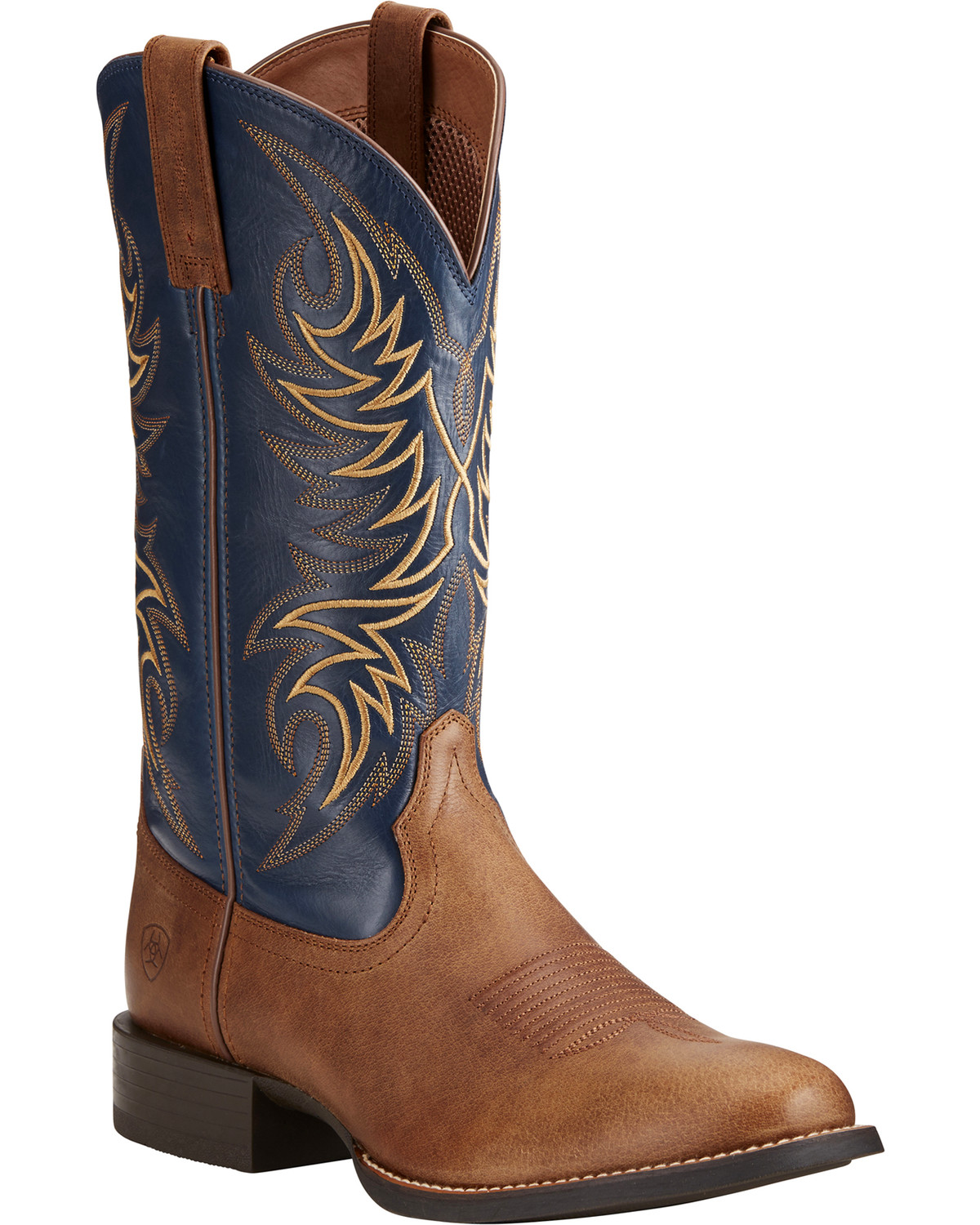 ariat boots blue