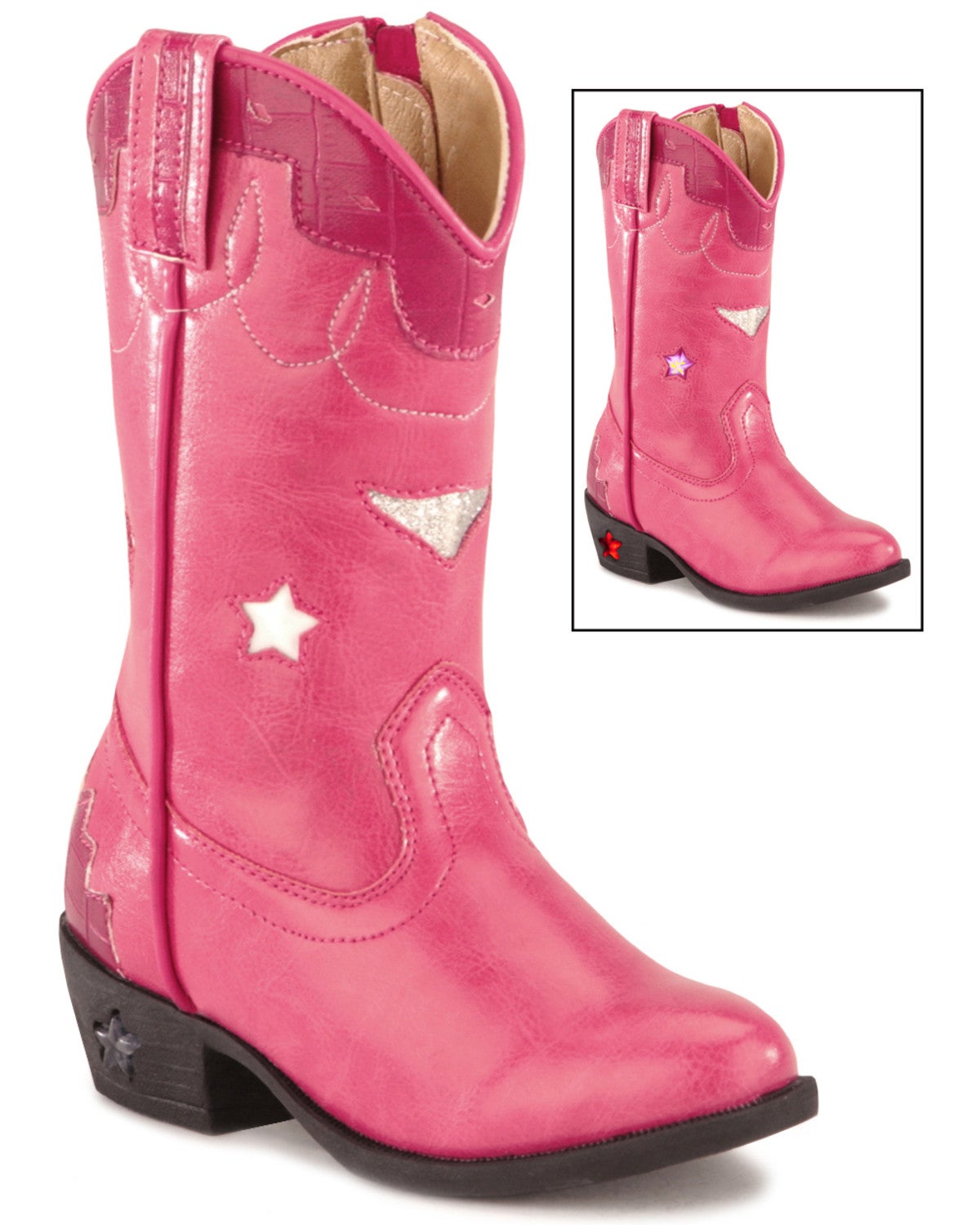 hot pink cowboy boots womens