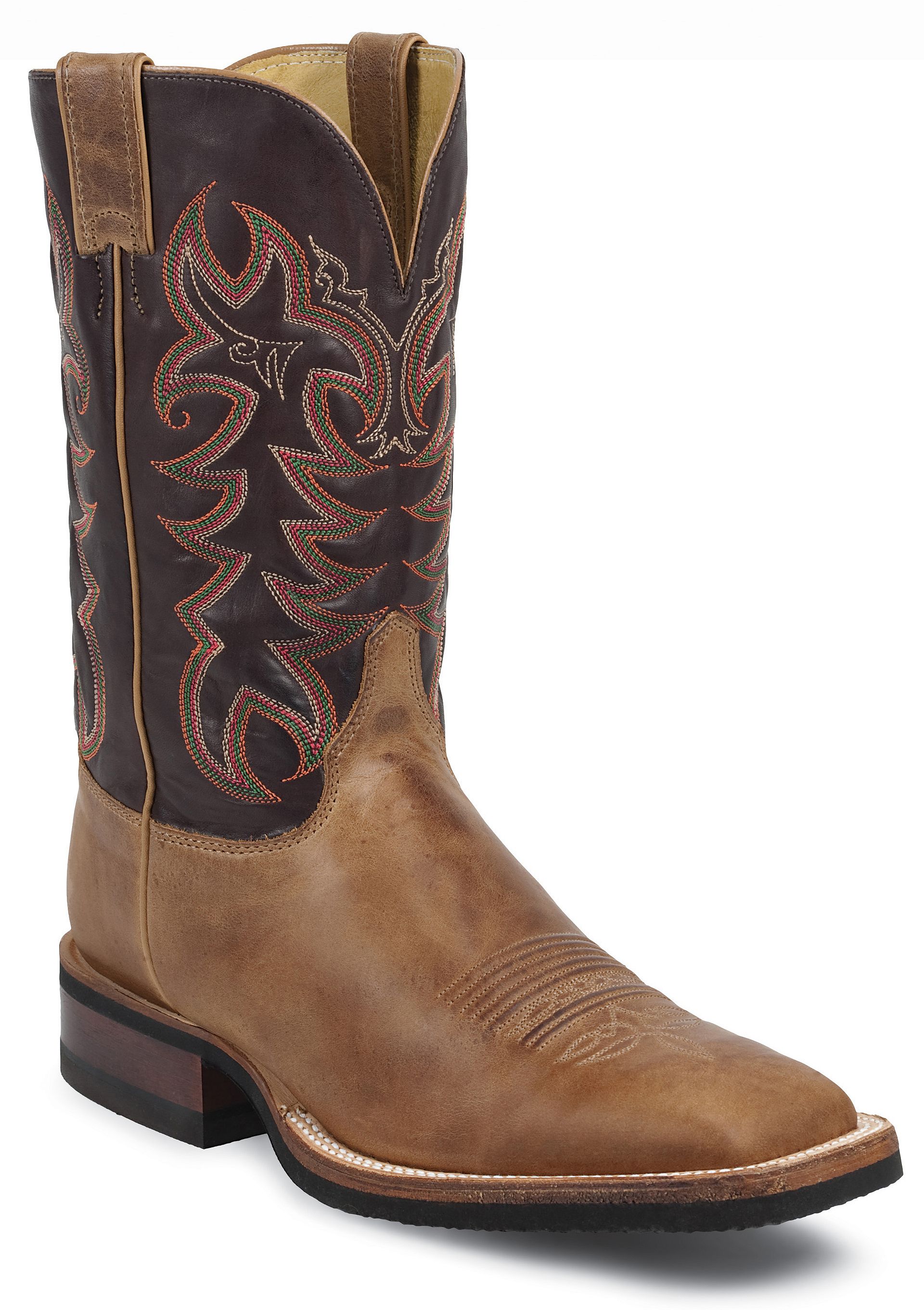 justin crepe sole boots