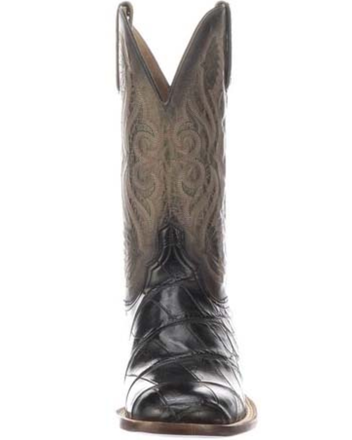 lucchese square toe gator boots
