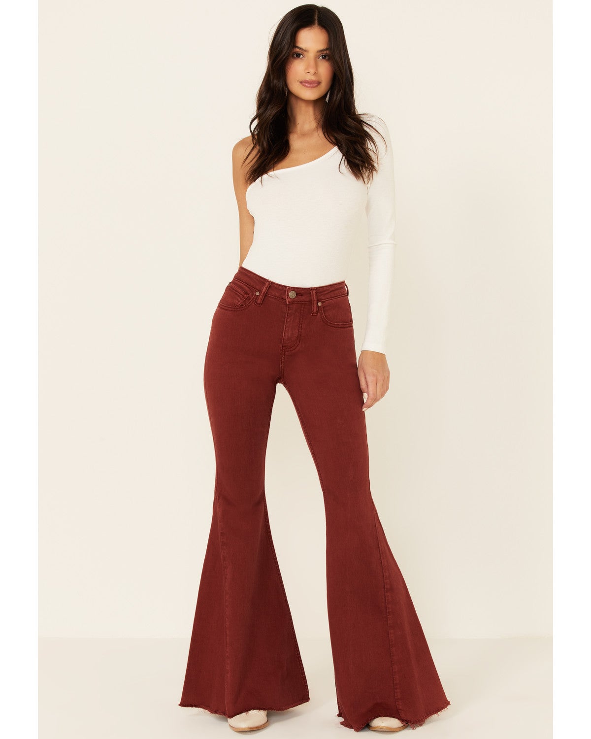 Rust High Rise Super Flare Jeans | Sheplers