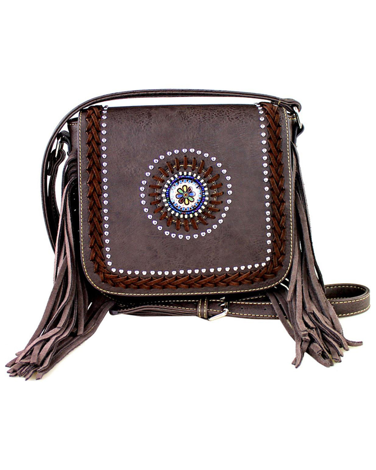 Montana West Fringe Collection Braided Lacing With Fringe