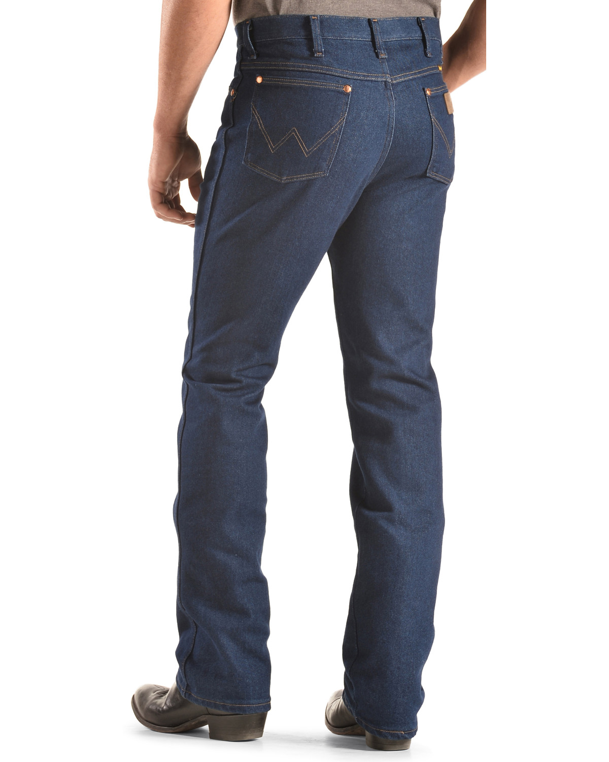 wrangler stretch blue jeans