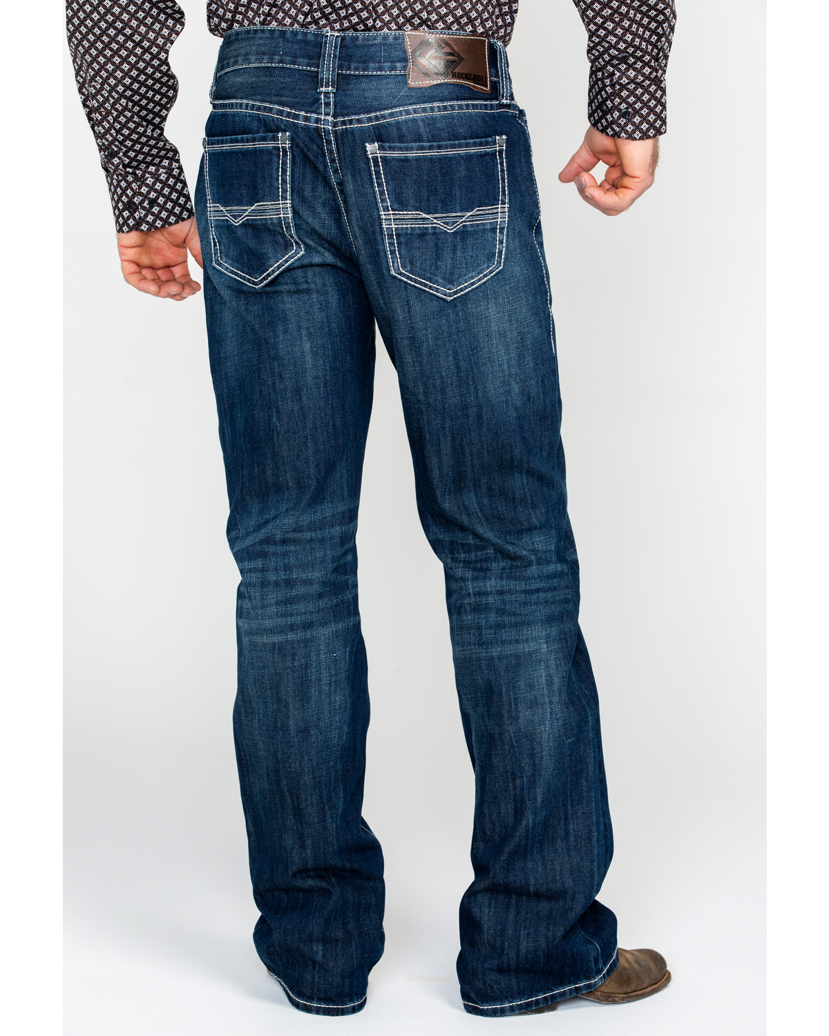 cowboy bootcut jeans mens