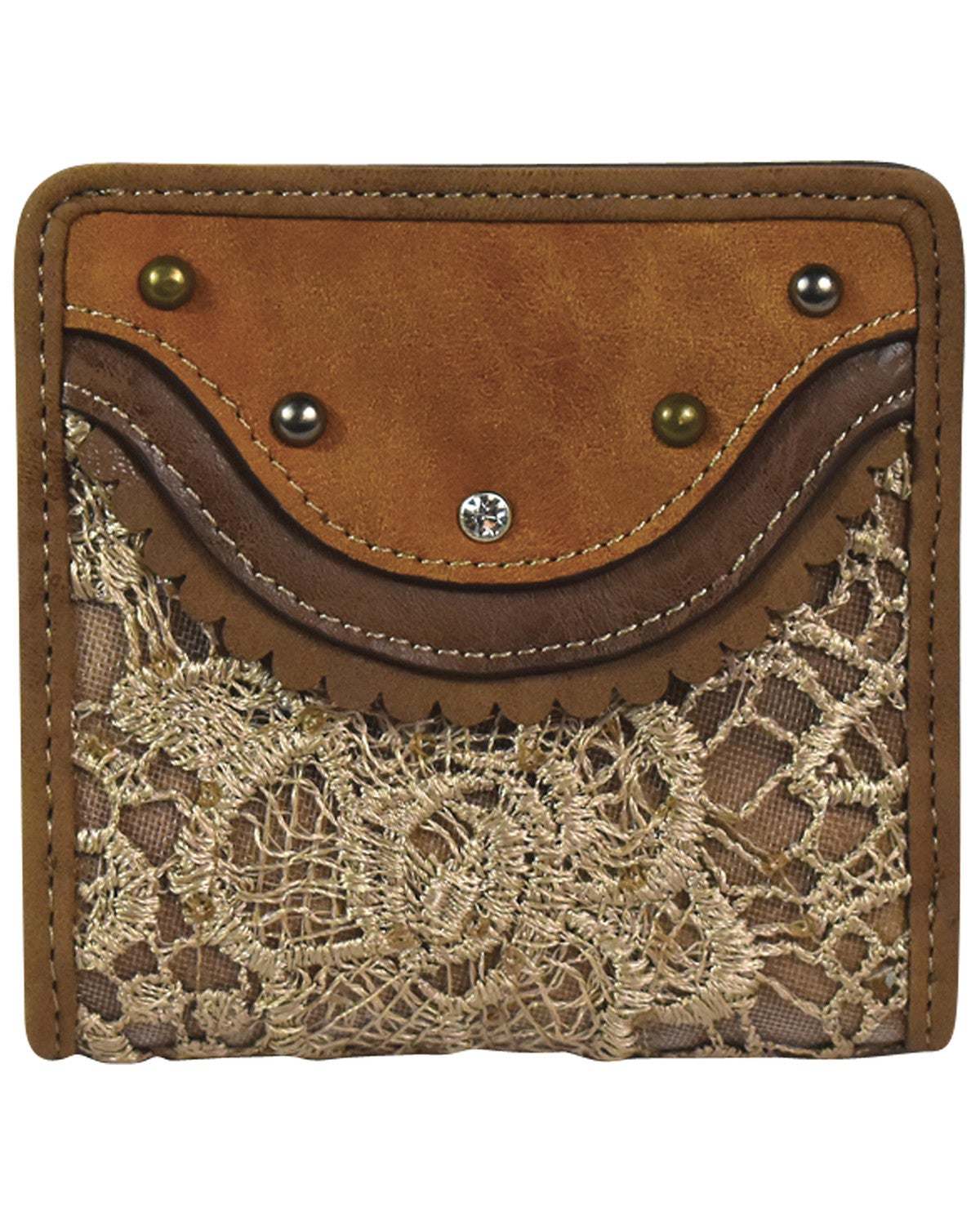 Justin Women's Bifold Tonal Lace Wallet Sheplers