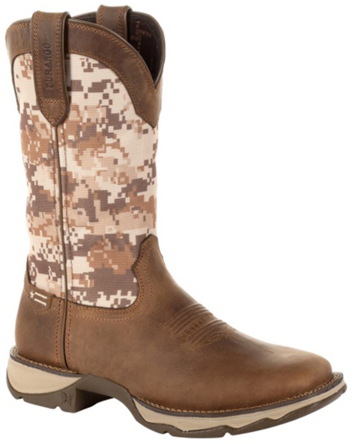 square toe desert boots