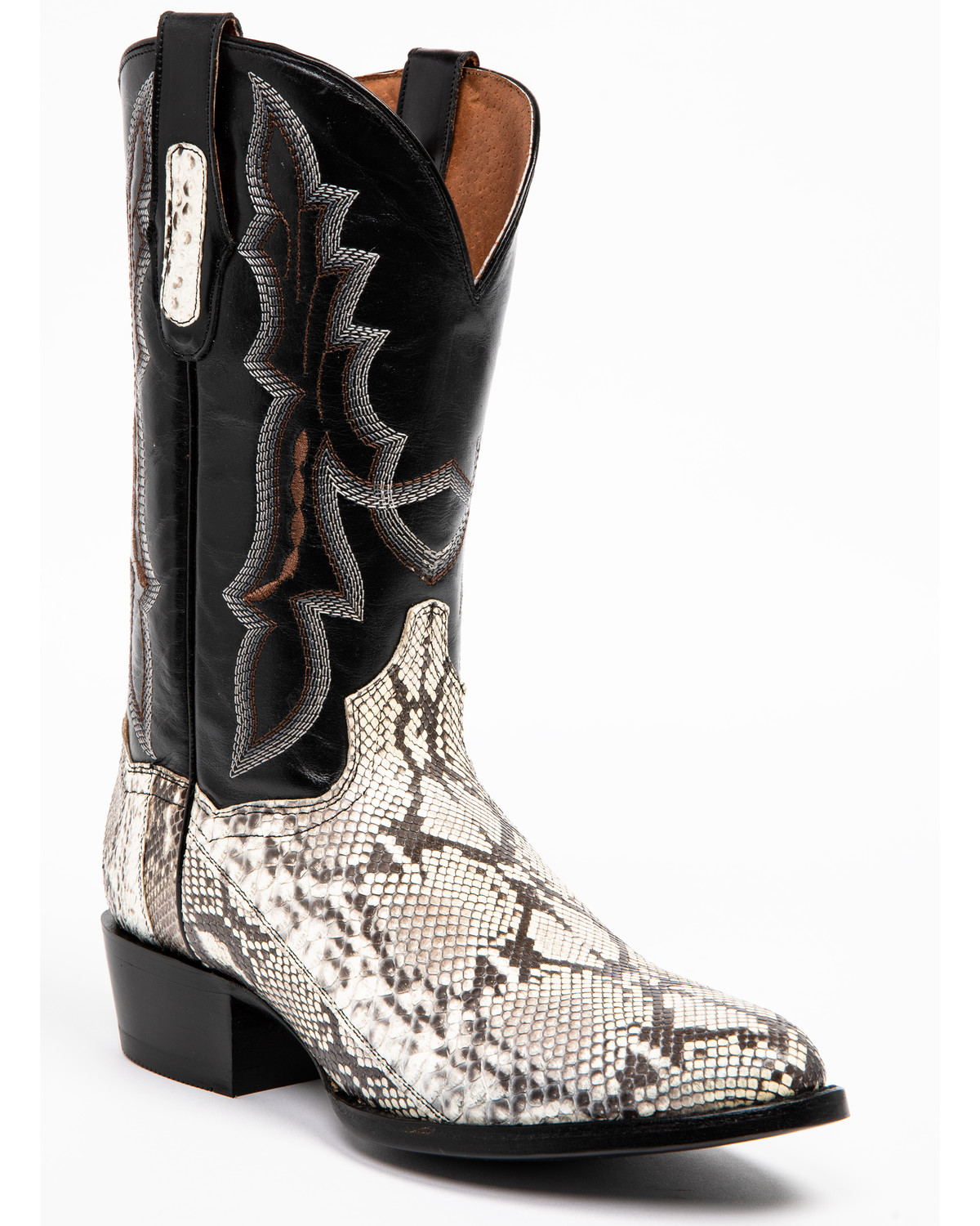 Dan Post Men S Natural Python Cowboy Boots Round Toe Sheplers
